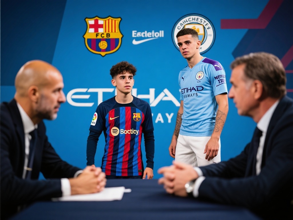 巴萨与曼城的转会案例前瞻
双方在转会谈